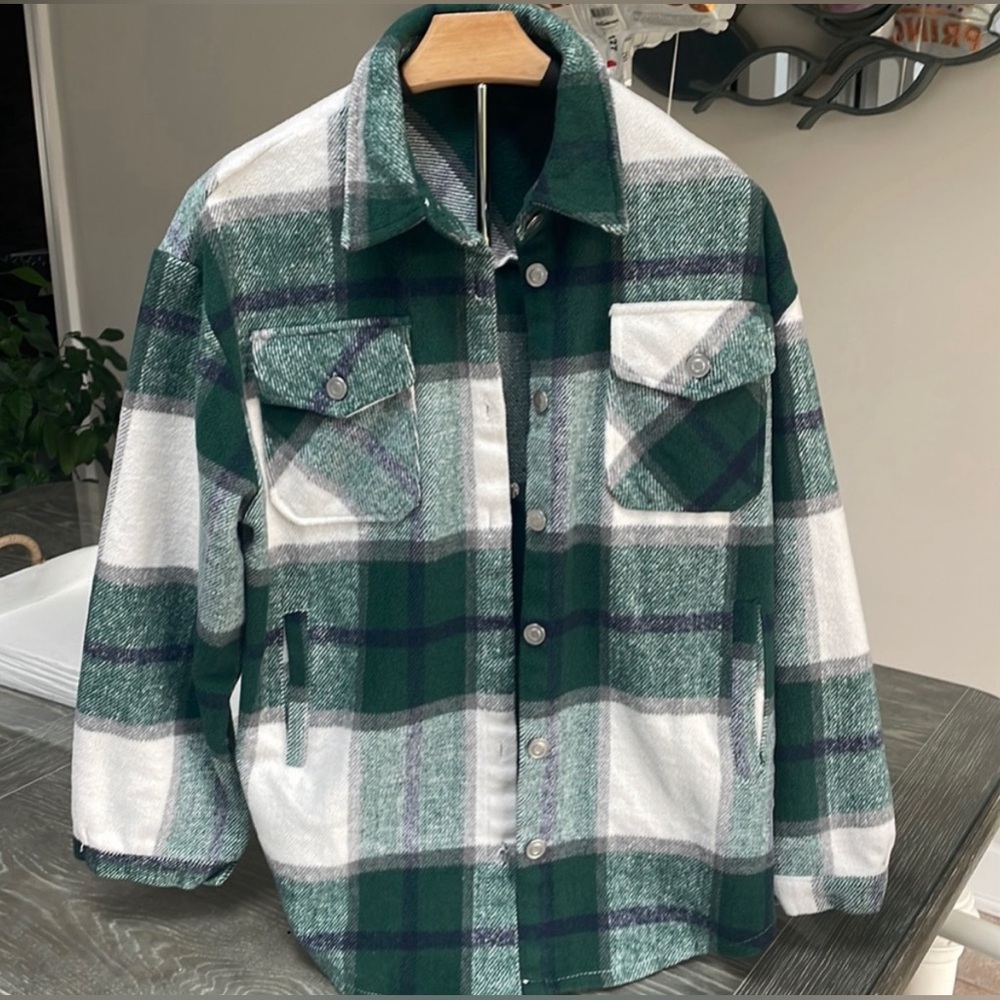 Women’s Plaid Jacket - Really Comfortable- Size L
